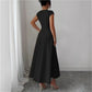 Fashionable And Elegant Slim-fit Tank Dress With A-line Skirt For Women