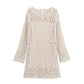 Summer Women's European And American Round Neck Crocheted Knitted Vest Skirt Suit