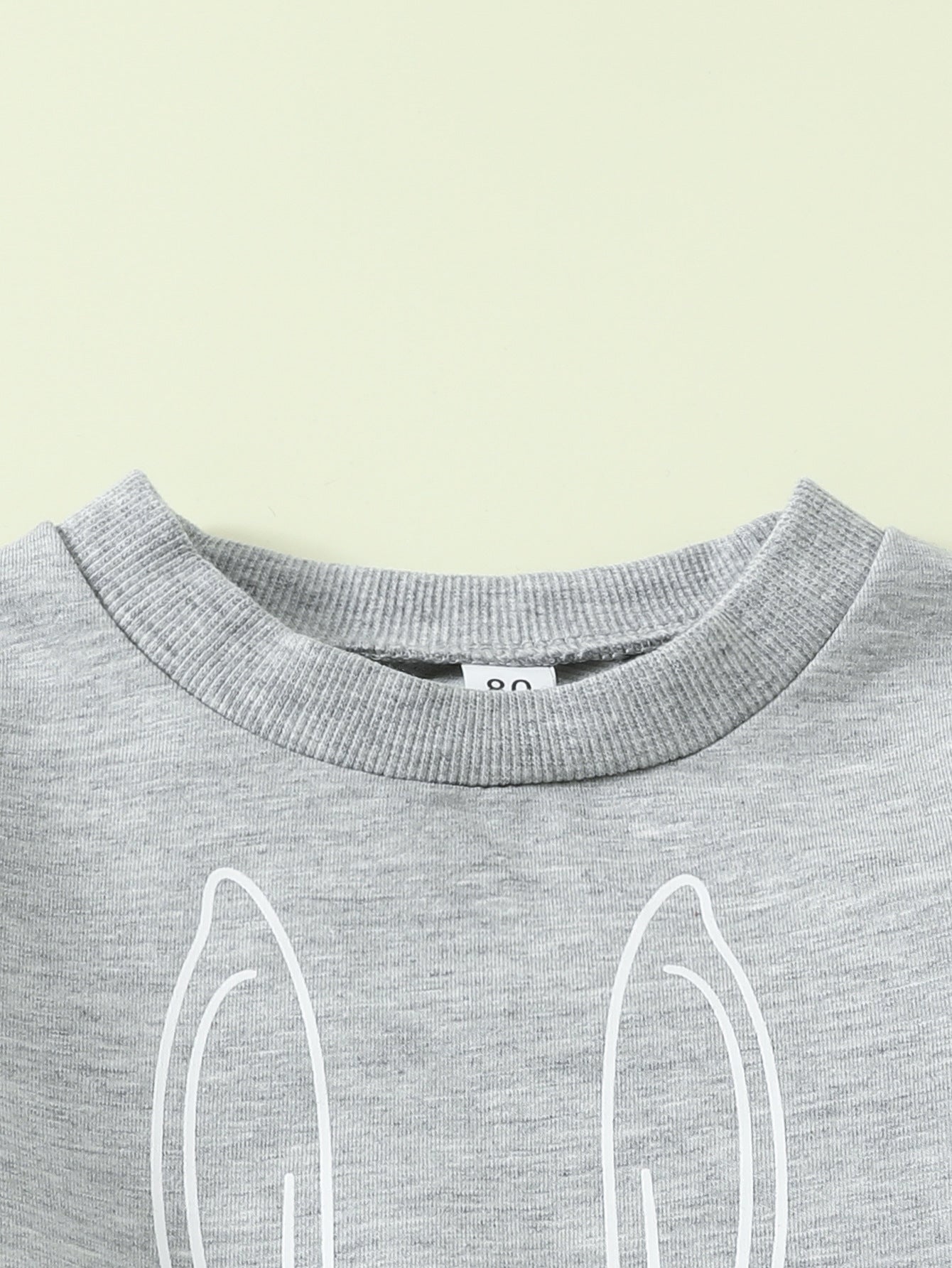 Girls' Popular Sweatshirt Rabbit Pattern