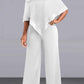Women's Fashion Suspenders Shoulder Collar Jumpsuit