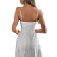 Elegant Graceful Strap Jacquard Maxi Dress Women's Clothing