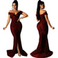 Robe moulante micro-froissée à col en V large et tendance