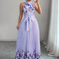 Women's Fashionable Printed Pleated Dress