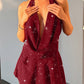 Women's Halter Solid Color Skirt Dress