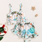 Girls' Coconut Tree Sling And Skirt Set