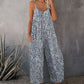 Women's Solid Color Suspender Jumpsuit Solid Color