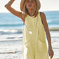 Women Sleeveless Shorts Jumpsuit With Pockets Fashion Beach Pants Summer Clothing