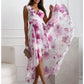 Casual Sleeveless Floral Dress Women