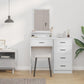 dressing table with drawers 50 x wood composite