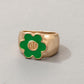 Cute Cartoon Dripping Oil Ins Wind Color Multi-element Single Ring