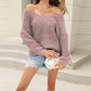 European And American Leisure Versatile Knitted Top
