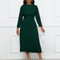 OL Solid Color African Plus Size Dress