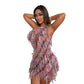 One Shoulder Diagonal Collar Tassel High Waist Slim Fit Dress