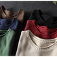 Retro Casual Round Neck Pullover Knitted Cotton Vest