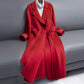 Manteau d'hiver en laine Little Man pour femme