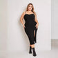 Outerwear Bra Top Backless Dress High Slit
