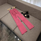 Womens Sophisticated, High-end Chanel-style Blazer And Pants Suit