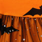 Halloween Girls' Long Sleeve Mesh Dress