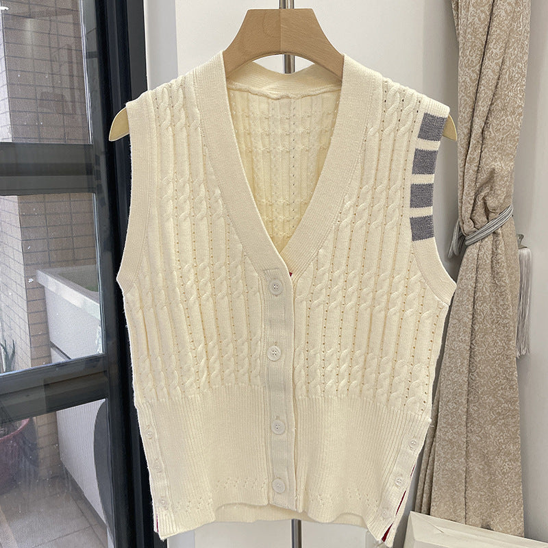 Women's Fashion Personality British Knitted Vest