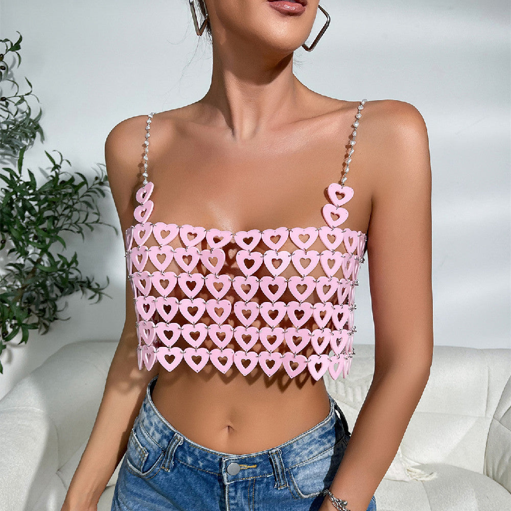 Women's Fashion Heart-shaped Multi-part Camisole