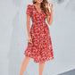 European And American Style Dress Vacation Style Ins Retro Dress Small Floral
