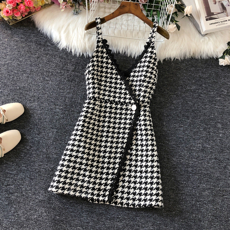 Design Niche Mid-length Woolen Vest Women