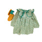 Green Polka Dots Peter Pan Collar Fashionable Princess Dress