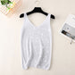 Summer Camisole Women's New Ice Silk Sleeveless Thin Knitted Bottoming Shirt