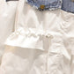 Veste patchwork en jean 