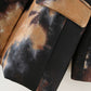 Vintage ink graffiti one button suit jacket