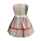 Robe d'été sans manches à double boutonnage pour enfants