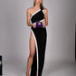 Bandage Dress European And American Shoulder Dress