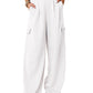 Fashion Loose Solid Color High Waist All-matching Casual Pants For Women