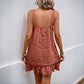 Women's Sling Texture Pleating Dress