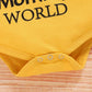 Ensemble trois pièces veste à manches courtes et short tournesol pour bébé