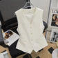 French Retro Fashion Waist-controlled Short Vest Coat For Women