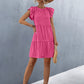 European And American Women's Clothing Solid Color Dress Women