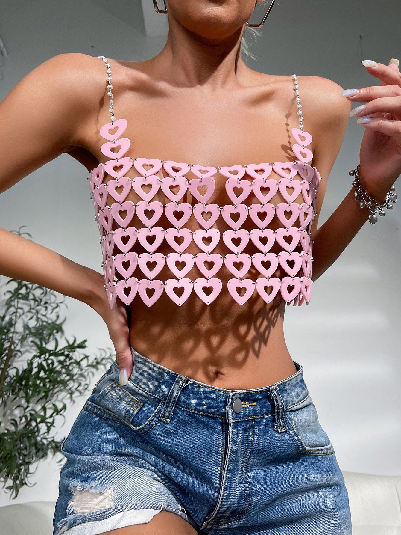 Women's Fashion Heart-shaped Multi-part Camisole