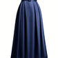 Women's High Waist Pure Color Skirt