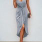 Women's Versatile Solid Color Strappy Dress