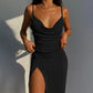 Robe longue en tricot pour femme, style décontracté et tempérament