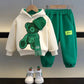 Ensembles pour garçons et filles, vêtements pour enfants à la mode, pull de sport pour le printemps et l'automne