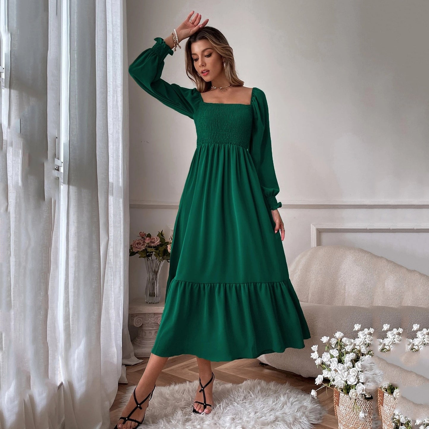 Women's Fashion Tight Temperament Commuter Dress