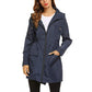Waterproof Light Raincoat Hooded Windbreaker Mountaineering Jacket Women's Jacket