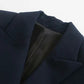 Solid Color Metal Double-breasted Button Casual Blazer