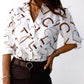Women's Long-sleeved Shirt Print