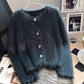 Knitted Cardigan Sweater Coat For Women Autumn And Winter Thickened