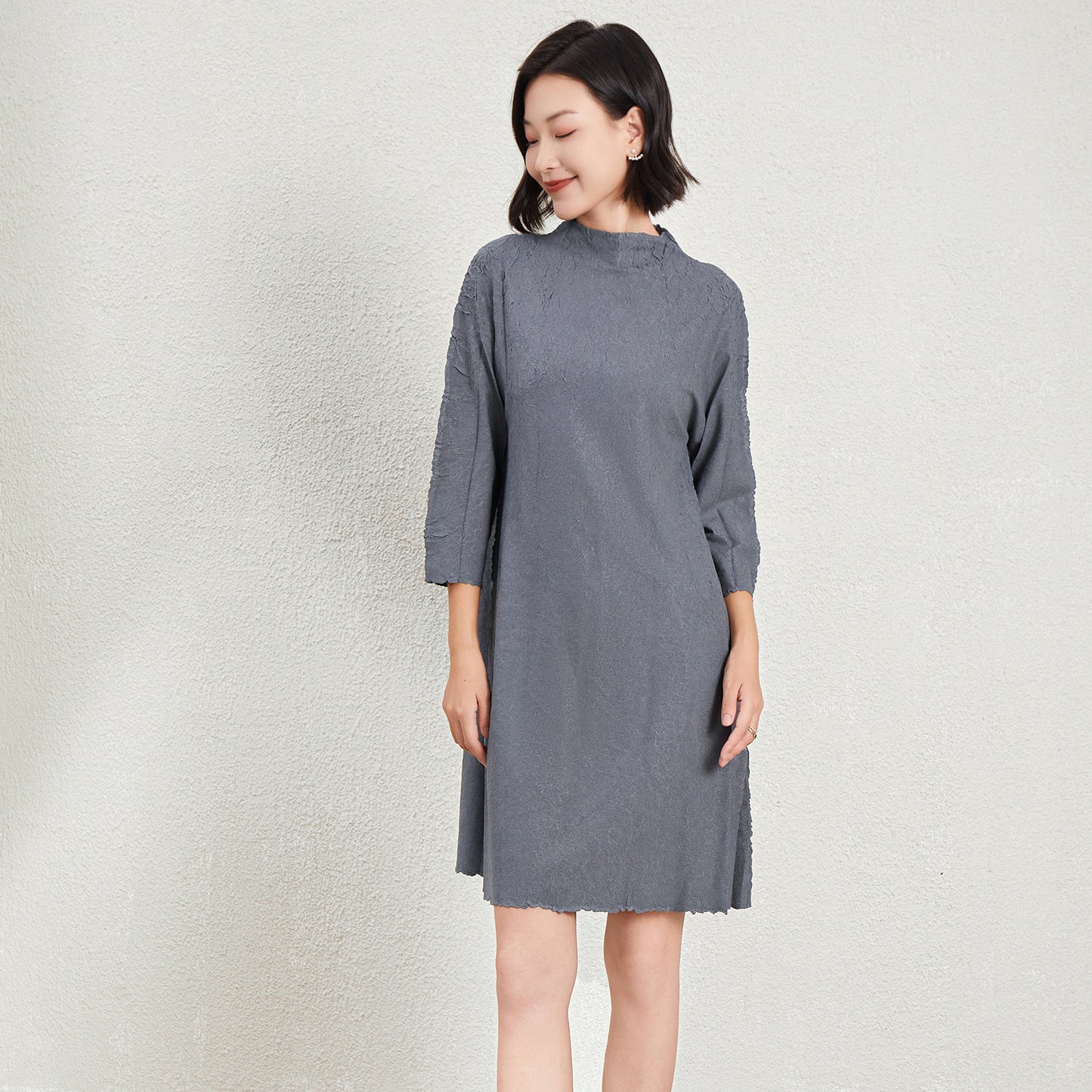 Robe à manches longues, élégante et tendance