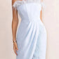 European And American Tube Top Split Socialite Style Slim Fit Dress