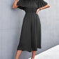 Solid Color One-Shoulder Loose Casual Sling Jumpsuit